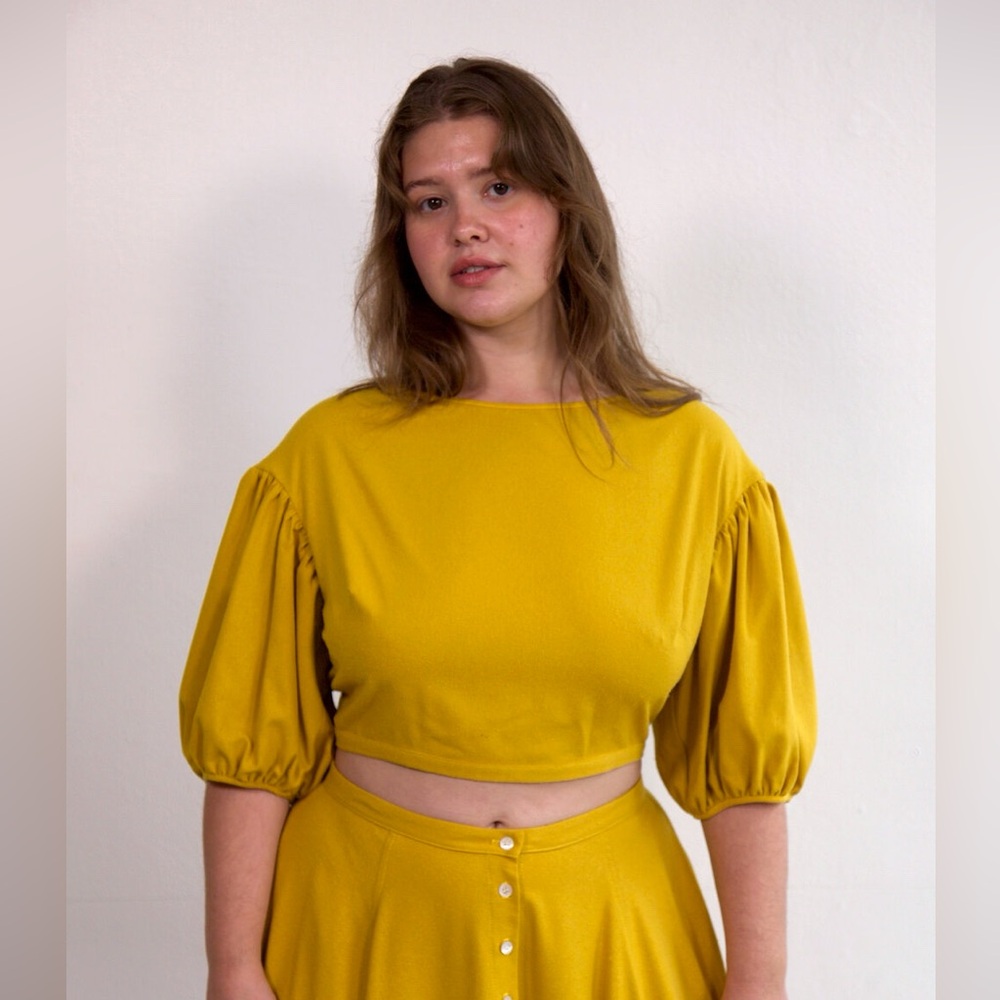 Town Clothes Quince Top in Sunflower, S